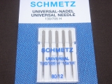 NEEDLE SCHMETZ REGULAR/SHARP SIZES 70-75-80-90-100 SOLD 5 PER CARD HANG SELL